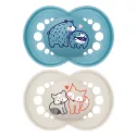 Mam Pacifier Original Colors of Nature +6 Months Pattern set of 2 Ref 49