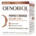 Oenobiol  Perfect Bronze 2 en 1 Autobronzant et préparateur Solaire Capsules