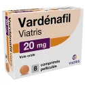 Vardenafil 20 mg Viatris Traitement Érectile comprimés