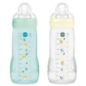 Mam Easy Active Бутылочка для кормления 2-го возраста цветная 330 мл упаковка из 2