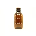 Graduated brown PET bottle + cap