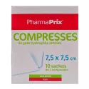 HYDROPHILIC GAS COMPRESS STERILE PLUSPHARMACY 7.5 * 7.5