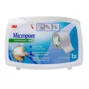 Micropore sparadrap blanc avec dévidoir 25 mm x 9,14 m