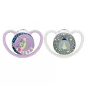 Nuk Space Pacifier 18-36 Months Night X2