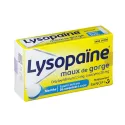 LYSOPAINE 36 comprimés à sucer sans sucre maux de gorge Aphtes menthe