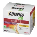 Frascos de Ortis Ginseng Organic sem álcool