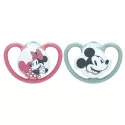 Nuk Space Fopspeen Mickey Minnie 6-18 M/2