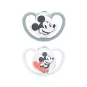 Nuk Space Fopspeen Mickey Minnie 6-18 M/2