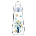 Mam Biberon Verre Couleurs de la Nature +2 Mois 260 ml