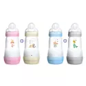 Детская бутылочка Mam Easy Start Classic Anti-Colic +2 месяца 260 мл, набор из 2 шт.