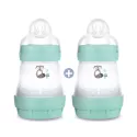 Mam Baby Bottle Easy Start Anti-Colic Color of Nature +0 Months 160ml set of 2