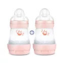 Mam Baby Bottle Easy Start Anti-Colic Color of Nature +0 Months 160ml set of 2