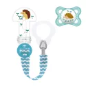 Mam Schnullerset und Schnullerhalter 2-6 Monate Ref 78