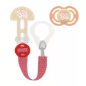 Mam Perfect Kit de chupete de silicona y pinza para chupete +18 meses
