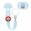 Mam Perfect Kit de chupete de silicona y pinza para chupete +18 meses