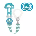 Mam Perfect Kit de chupete de silicona y pinza para chupete +18 meses