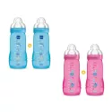 Mam Easy Active Babyflasche 2. Altersstufe Farbig 330 ml 2er Set