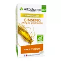 Organic Ginseng Toning and Vitality Arkocaps