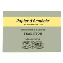 Papier d'Arménie Désodorise et Parfume 36 papiers à brûler Classiques