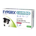 KRKA Fyperix Combo Chien 3 pipettes spot-on 10-20 kg