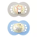 Mam Original Night Pacifier + набор на 6 месяцев, 2 шт., арт. 23