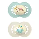 Mam Original Night Pacifier +6 Months set of 2 Ref 23