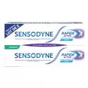 Sensodyne Dentifrice Rapide Action Protection Longue Durée 2x75 ml
