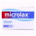 Solução retal Microlax laxante 4 doses únicas