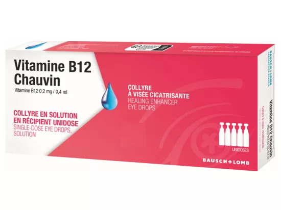vitamine b12 injectable vidal CHAUVIN 0,2MG 0,4ML COLLYRE truemed-eligible