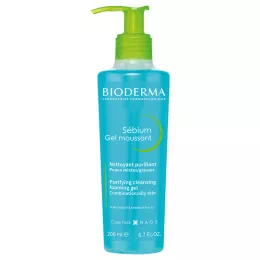 Bioderma Gel schiumogeno per la pelle dell'acne Sebio | 200 ml