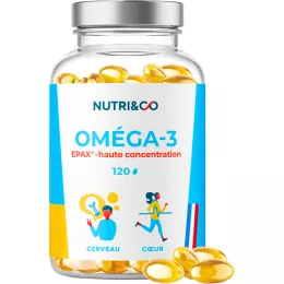 Nutri&Co Omega-3-Kapseln | Schachtel mit 120