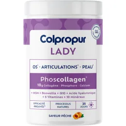 Colpropur Lady Гидролизованный коллаген, 30 порций, 300 г | Pêche