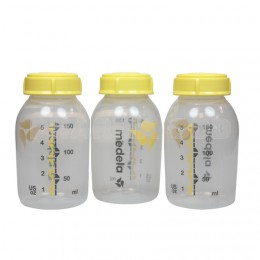 Medela Bottiglie Per Latte Materno – 12 Contenitori Da 80ml Con Coperchi Ermetici – Senza BPA, Per Congelatore E Frigorifero